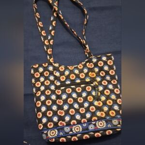 Vera Bradley Black Floral Backpack